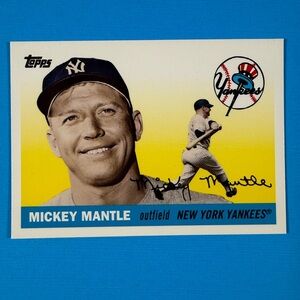 2008 Topps #MMS51 Mickey Mantle Story New York Yankees